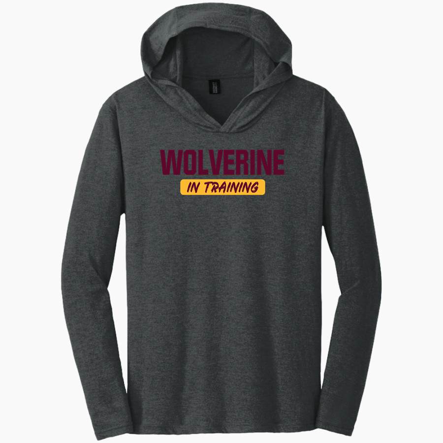 Au Gres-Sims HIGH SCHOOL WOLVERINES <span class="pdp-name-mascot">AU GRES - SIMS WOLVERINES</span> District Men's Perfect Tri Long Sleeve Hoodie