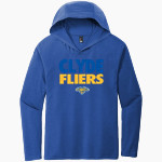 CLYDE HIGH SCHOOL FLIERS <span class="pdp-name-mascot">CLYDE FLIERS</span> District Men's Perfect Tri Long Sleeve Hoodie Front Thumbnail
