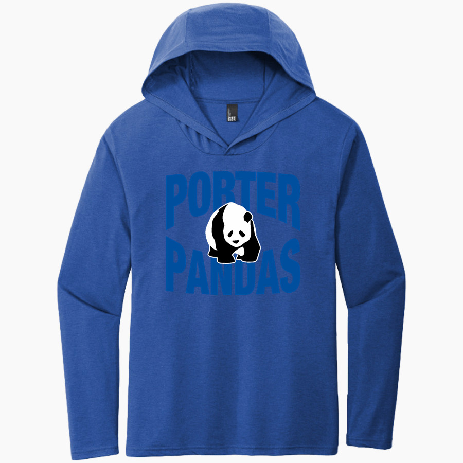 Porter Pandas official sideline store <span class="pdp-name-mascot">Porter Elementary School Pandas</span> District Men's Perfect Tri Long Sleeve Hoodie