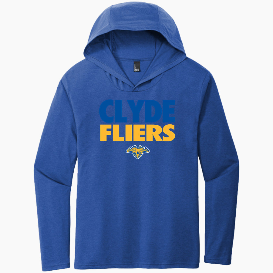 CLYDE HIGH SCHOOL FLIERS <span class="pdp-name-mascot">CLYDE FLIERS</span> District Men's Perfect Tri Long Sleeve Hoodie
