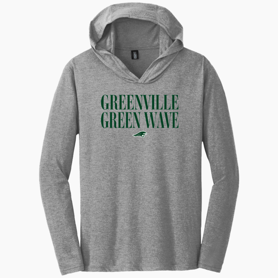 Greenville Green Wave official sideline store <span class="pdp-name-mascot">Greenville Green Wave</span> District Men's Perfect Tri Long Sleeve Hoodie