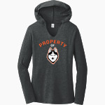 ABSAROKEE HIGH SCHOOL HUSKIES <span class="pdp-name-mascot">ABSAROKEE HUSKIES</span> District Women's Perfect Tri Long Sleeve Hoodie Front Thumbnail