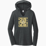 E E SMITH HIGH SCHOOL GOLDEN BULLS <span class="pdp-name-mascot">E E SMITH GOLDEN BULLS</span> District Women's Perfect Tri Long Sleeve Hoodie Front Thumbnail