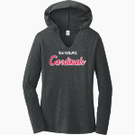 Waitsburg Cardinals District Women's Perfect Tri Long Sleeve Hoodie Front Thumbnail