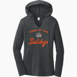WATERLOO HIGH SCHOOL BULLDOGS <span class="pdp-name-mascot">WATERLOO BULLDOGS</span> District Women's Perfect Tri Long Sleeve Hoodie Front Thumbnail