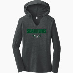 PENINSULA HIGH SCHOOL SEAHAWKS <span class="pdp-name-mascot">PENINSULA SEAHAWKS</span> District Women's Perfect Tri Long Sleeve Hoodie Front Thumbnail