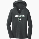Timbercrest Wolves <span class="pdp-name-mascot">Timbercrest Wolves</span> District Women's Perfect Tri Long Sleeve Hoodie Front Thumbnail