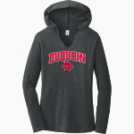 DUQUOIN HIGH SCHOOL INDIANS <span class="pdp-name-mascot">DUQUOIN INDIANS</span> District Women's Perfect Tri Long Sleeve Hoodie Front Thumbnail