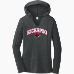 KICKAPOO HIGH SCHOOL PANTHERS District Women's Perfect Tri Long Sleeve Hoodie Front Thumbnail