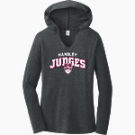 HANDLEY JUDGES The Official Online Store District Women's Perfect Tri Long Sleeve Hoodie Front Thumbnail