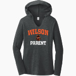 WILSON CENTRAL HIGH SCHOOL ATHLETICS <span class="pdp-name-mascot">WILSON LAKEMEN</span> District Women's Perfect Tri Long Sleeve Hoodie Front Thumbnail