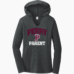 PERRY HIGH SCHOOL MAROONS District Women's Perfect Tri Long Sleeve Hoodie Front Thumbnail