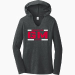 GENERAL MCLANE HIGH SCHOOL LANCERS <span class="pdp-name-mascot">GENERAL MCLANE LANCERS</span> District Women's Perfect Tri Long Sleeve Hoodie Front Thumbnail
