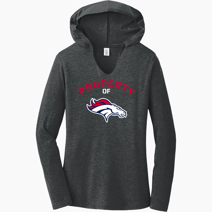 MIDDLEBURG HIGH SCHOOL BRONCOS District Women's Perfect Tri Long Sleeve Hoodie