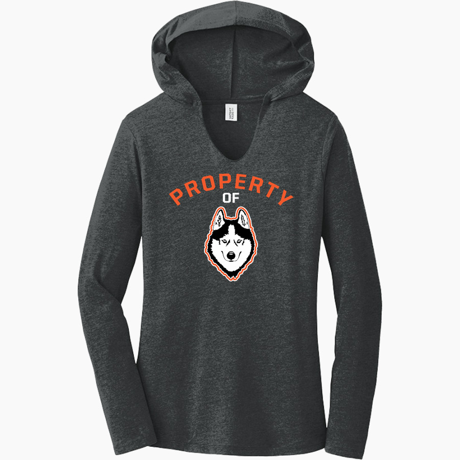 ABSAROKEE HIGH SCHOOL HUSKIES <span class="pdp-name-mascot">ABSAROKEE HUSKIES</span> District Women's Perfect Tri Long Sleeve Hoodie
