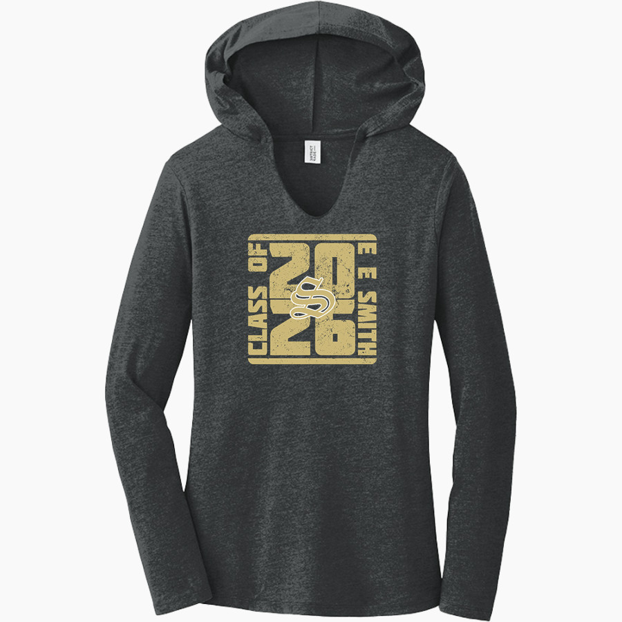 E E SMITH HIGH SCHOOL GOLDEN BULLS <span class="pdp-name-mascot">E E SMITH GOLDEN BULLS</span> District Women's Perfect Tri Long Sleeve Hoodie