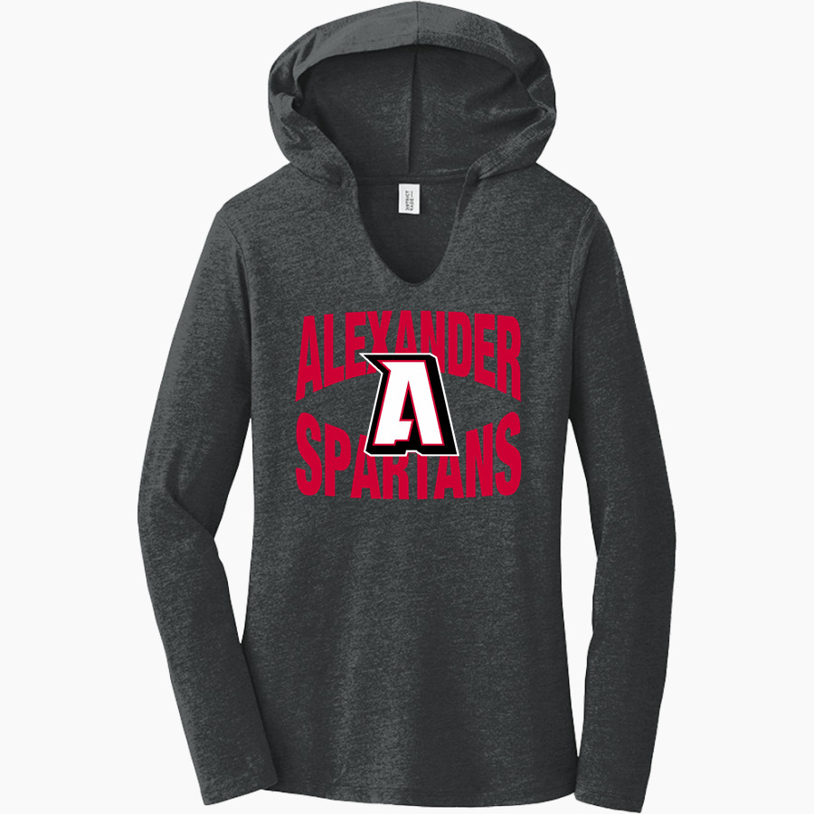 Alexander Spartans District Women's Perfect Tri Long Sleeve Hoodie