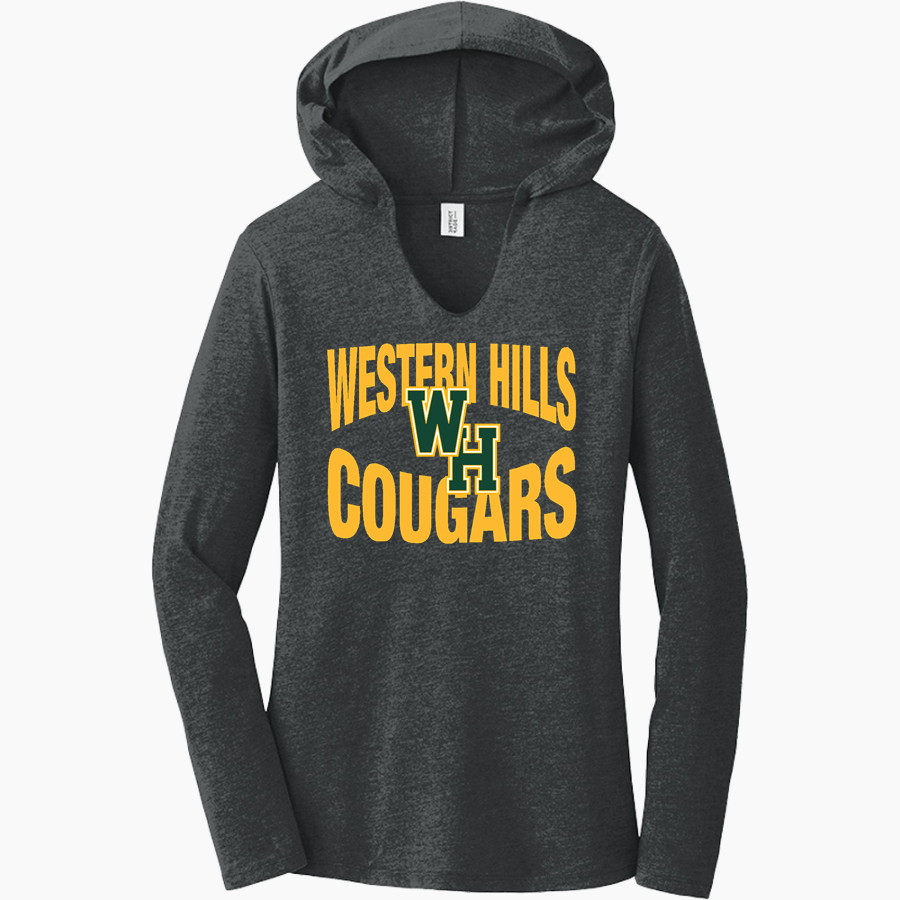 Western Hills Cougars District Women's Perfect Tri Long Sleeve Hoodie