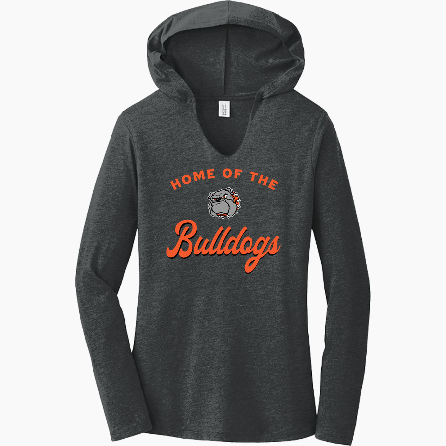 WATERLOO HIGH SCHOOL BULLDOGS <span class="pdp-name-mascot">WATERLOO BULLDOGS</span> District Women's Perfect Tri Long Sleeve Hoodie