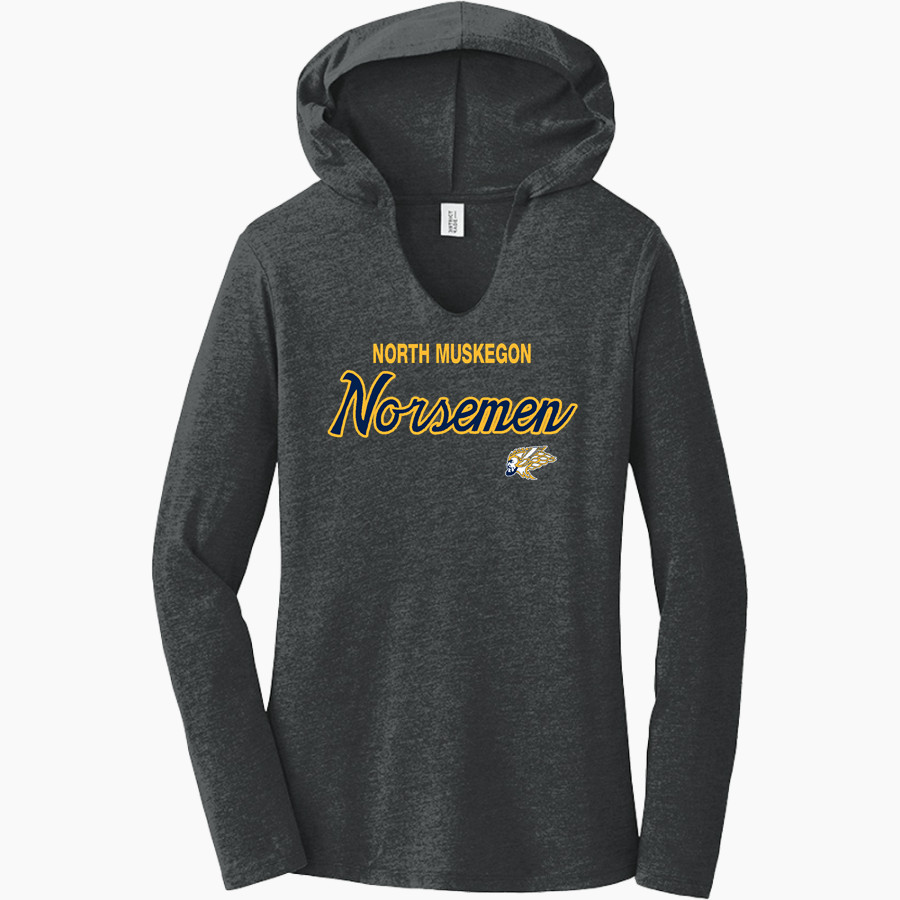 North Muskegon Norsemen <span class="pdp-name-mascot">North Muskegon High School Norsemen</span> District Women's Perfect Tri Long Sleeve Hoodie