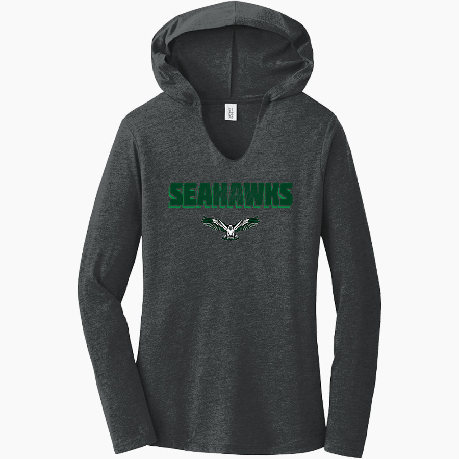 PENINSULA HIGH SCHOOL SEAHAWKS <span class="pdp-name-mascot">PENINSULA SEAHAWKS</span> District Women's Perfect Tri Long Sleeve Hoodie