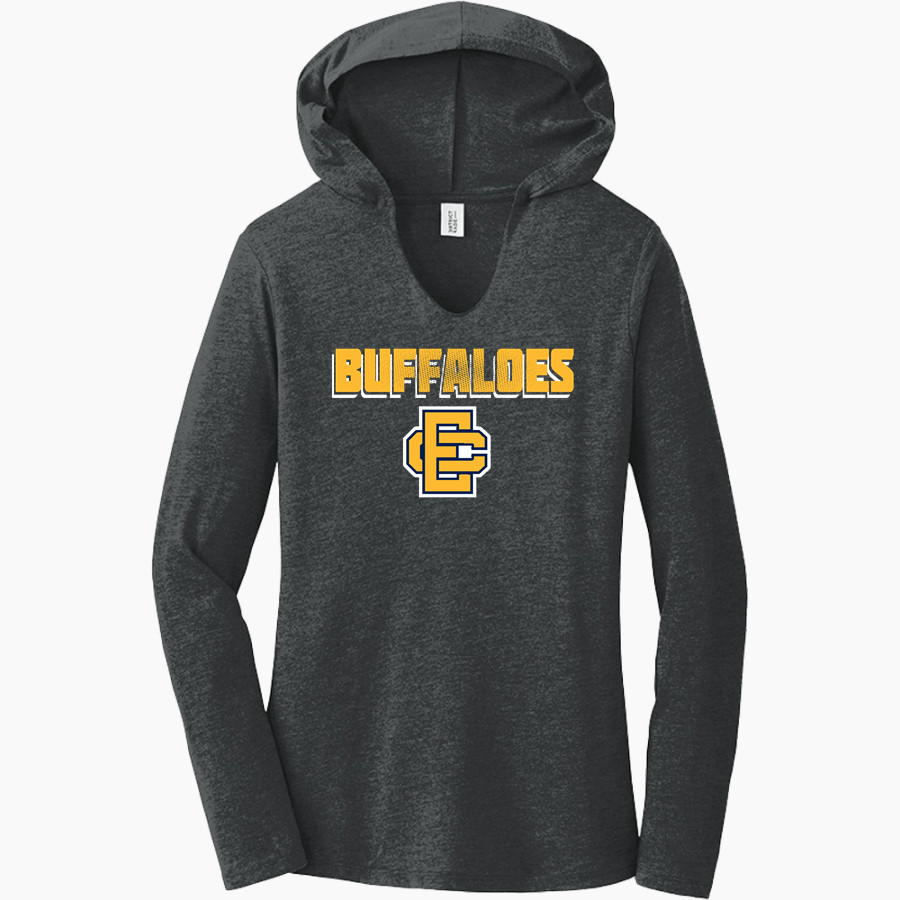 Elm Creek Buffaloes <span class="pdp-name-mascot">Elm Creek Buffaloes</span> District Women's Perfect Tri Long Sleeve Hoodie
