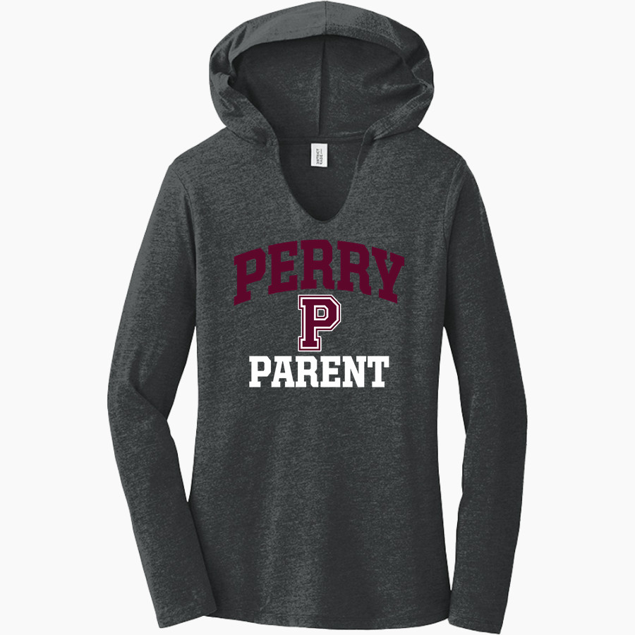 PERRY HIGH SCHOOL MAROONS District Women's Perfect Tri Long Sleeve Hoodie