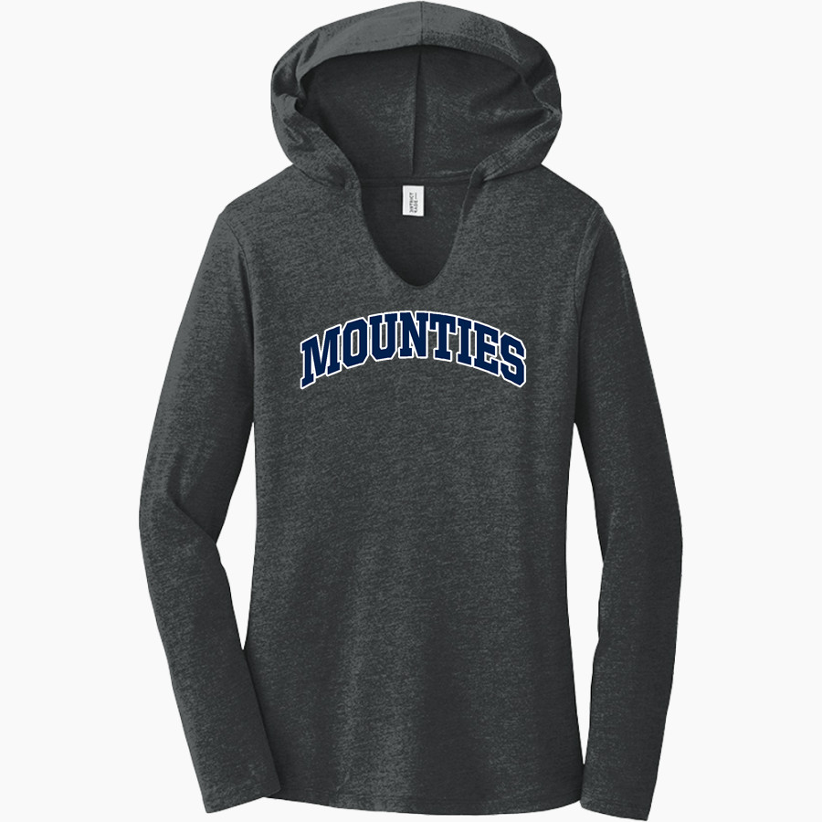 Mount Aloysius College Mounties District Women's Perfect Tri Long Sleeve Hoodie