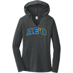 Mokapu Ae'o <span class="pdp-name-mascot">Mōkapu Elementary Ae'o</span> District Women's Perfect Tri Long Sleeve Hoodie Front Thumbnail