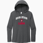 Bryn Athyn College The Official Store of the Lions <span class="pdp-name-mascot">Bryn Athyn College Lions</span> District Women's Perfect Tri Long Sleeve Hoodie Front Thumbnail