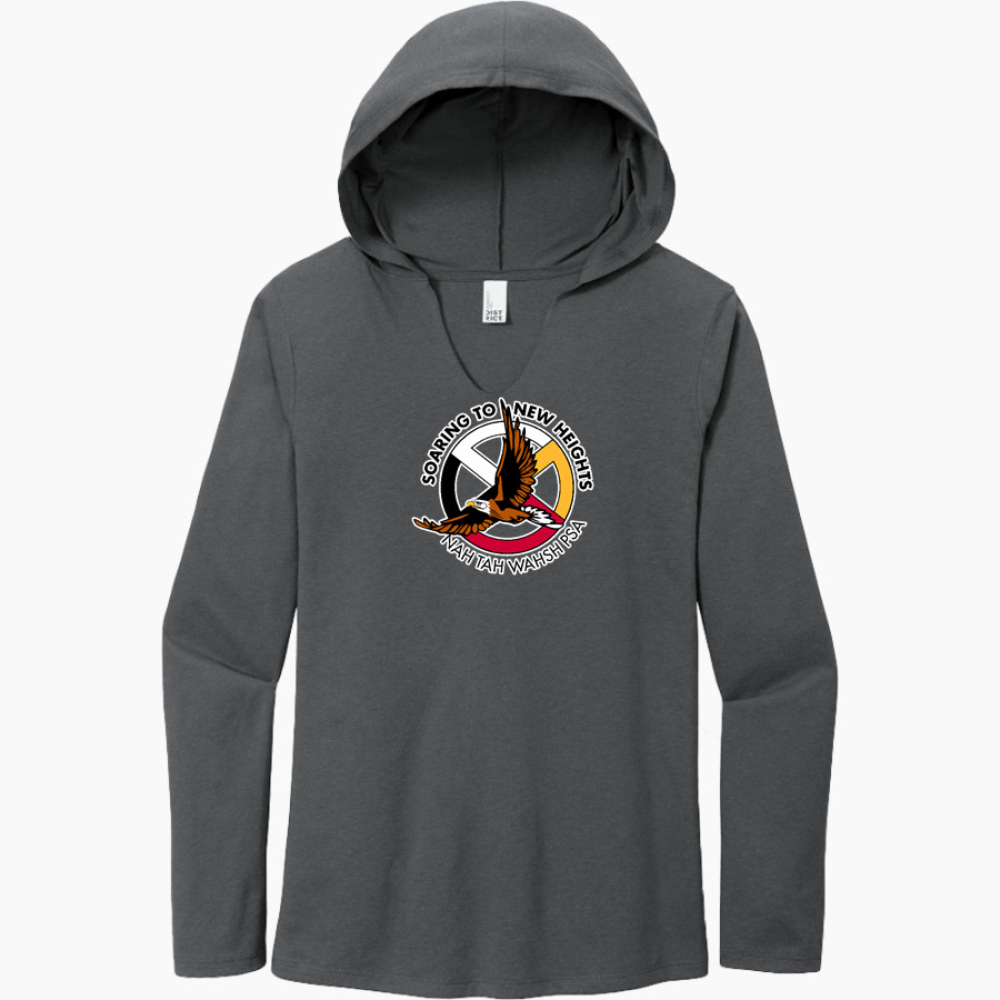 Hannahville Soaring Eagles <span class="pdp-name-mascot">Hannahville Indian School Eagles</span> District Women's Perfect Tri Long Sleeve Hoodie