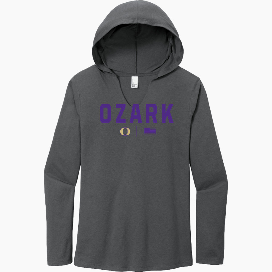 OZARK HIGH SCHOOL HILLBILLIES <span class="pdp-name-mascot">OZARK HILLBILLIES</span> District Women's Perfect Tri Long Sleeve Hoodie
