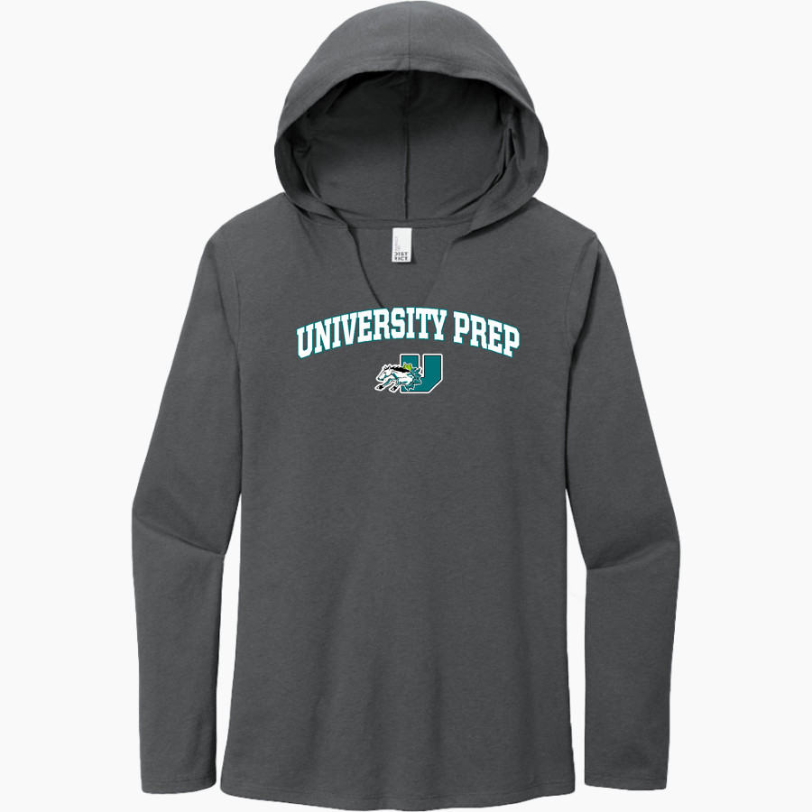 University Prep Mustangs District Women's Perfect Tri Long Sleeve Hoodie