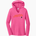 Schuylerville Horses District Women's Perfect Tri Long Sleeve Hoodie Front Thumbnail