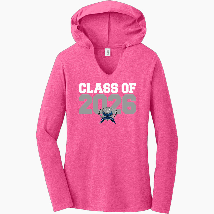 STEM Innovation Academy of the Oranges we rise together <span class="pdp-name-mascot">STEM Phoenix</span> District Women's Perfect Tri Long Sleeve Hoodie