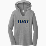 Oral Roberts Golden Eagles <span class="pdp-name-mascot">Oral Roberts Golden Eagles</span> District Women's Perfect Tri Long Sleeve Hoodie Front Thumbnail