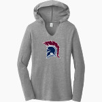 Legacy Christian Academy Saints District Women's Perfect Tri Long Sleeve Hoodie Front Thumbnail