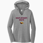 WEST PHOENIX HIGH SCHOOL EAGLES <span class="pdp-name-mascot">WEST PHOENIX EAGLES</span> District Women's Perfect Tri Long Sleeve Hoodie Front Thumbnail