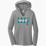 Steps Dance Dancers <span class="pdp-name-mascot">Steps Dance Dancers</span> District Women's Perfect Tri Long Sleeve Hoodie Front Thumbnail