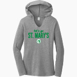 St. Mary's Dragons <span class="pdp-name-mascot">St. Mary's Dragons</span> District Women's Perfect Tri Long Sleeve Hoodie Front Thumbnail