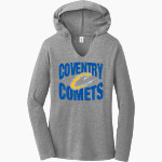 COVENTRY HIGH SCHOOL COMETS <span class="pdp-name-mascot">COVENTRY COMETS</span> District Women's Perfect Tri Long Sleeve Hoodie Front Thumbnail