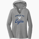 Brooklane Baptist Eagles District Women's Perfect Tri Long Sleeve Hoodie Front Thumbnail