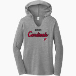 BANGOR HIGH SCHOOL CARDINALS <span class="pdp-name-mascot">BANGOR CARDINALS</span> District Women's Perfect Tri Long Sleeve Hoodie Front Thumbnail