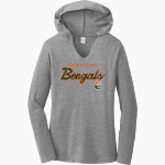 Plainfield East Bengals District Women's Perfect Tri Long Sleeve Hoodie Front Thumbnail