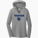 Manhattan Christian Thunder District Women's Perfect Tri Long Sleeve Hoodie Front Thumbnail