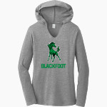 Blackfoot Broncos District Women's Perfect Tri Long Sleeve Hoodie Front Thumbnail