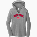 Hyde Park Schools PANTHERS <span class="pdp-name-mascot">Hyde Park Baptist School PANTHERS</span> District Women's Perfect Tri Long Sleeve Hoodie Front Thumbnail