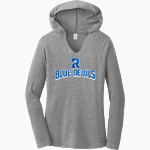 READING SENIOR HIGH SCHOOL BLUE DEVILS <span class="pdp-name-mascot">READING BLUE DEVILS</span> District Women's Perfect Tri Long Sleeve Hoodie Front Thumbnail