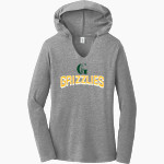 Green Acres Grizzlies <span class="pdp-name-mascot">Green Acres School Grizzlies</span> District Women's Perfect Tri Long Sleeve Hoodie Front Thumbnail