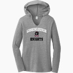 Lansingburgh Knights The Official Online Store <span class="pdp-name-mascot">Lansingburgh Knights</span> District Women's Perfect Tri Long Sleeve Hoodie Front Thumbnail